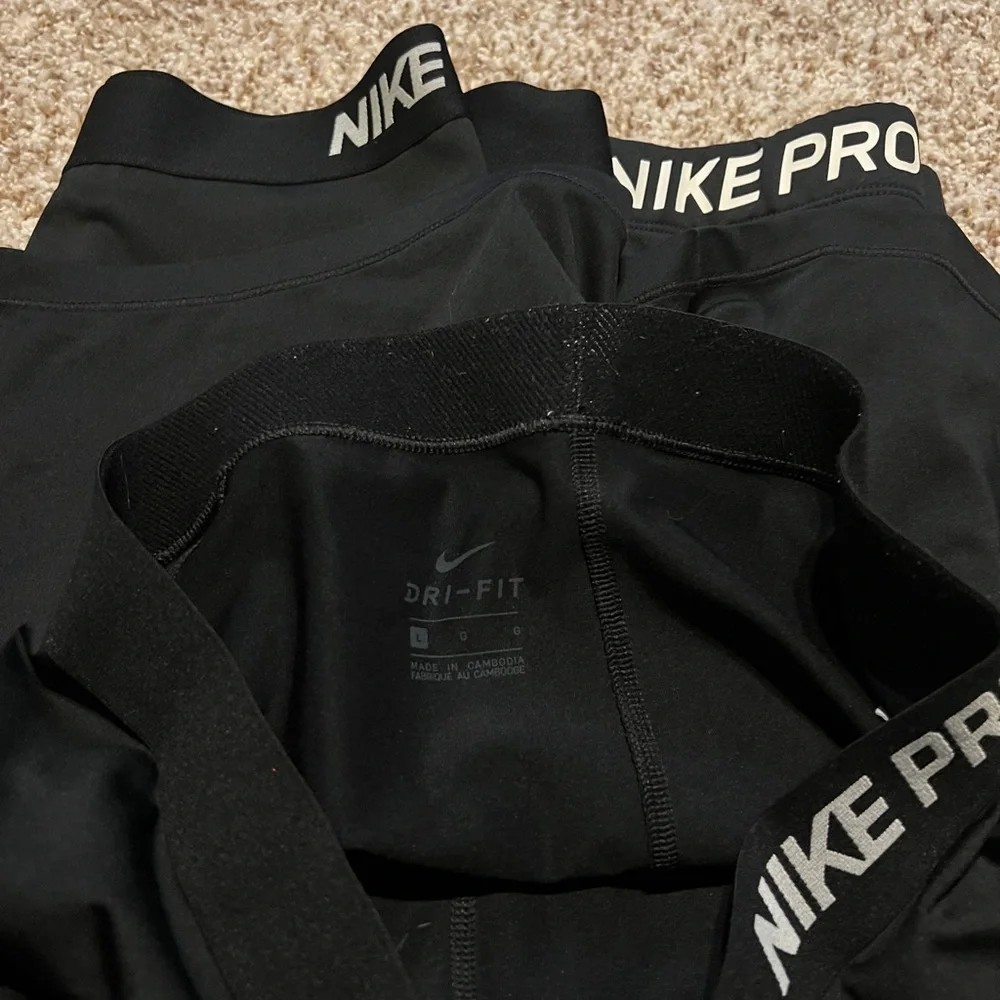 Nike Pro Dri-FIT Black Shorts - Picture 3 of 5